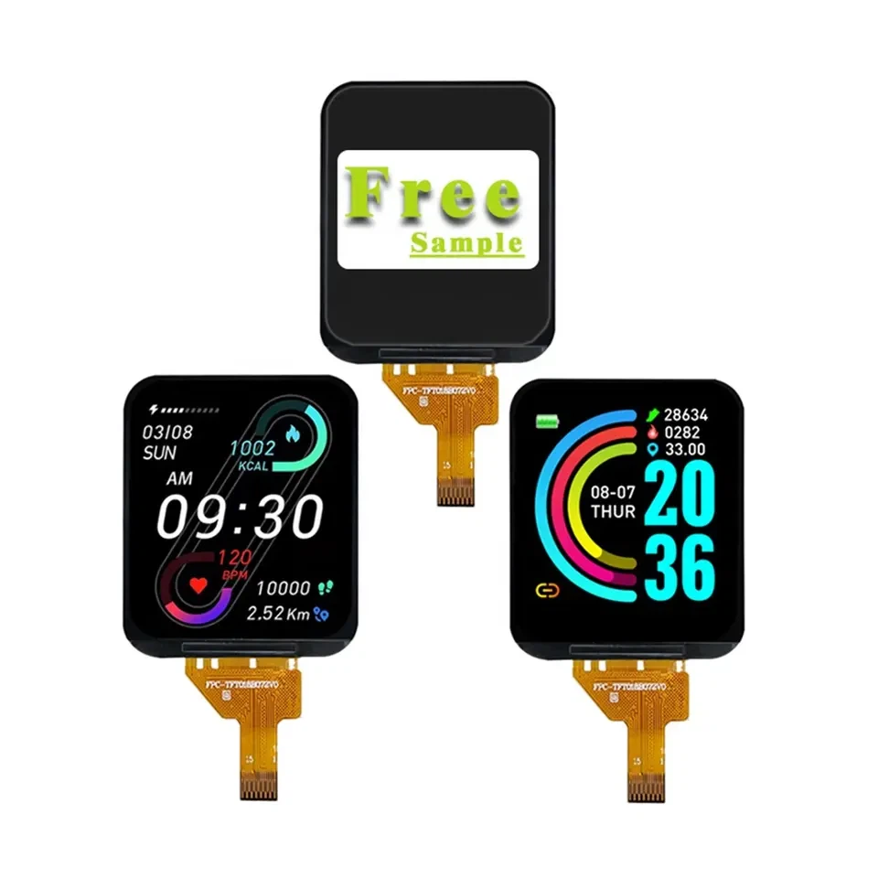 1.8 Inch TFT LCD Smart Watch Display Screen